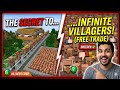 l BUILD A BIG TRADING HALL BIGGEST VILLAGER FARM INFINITE EMERALD #EP-1