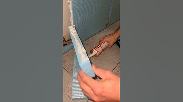 installation of polystyrene foam using glue