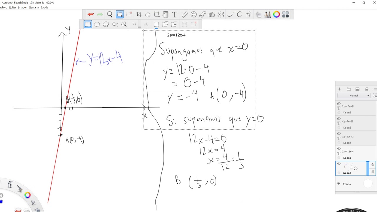 Funciones de la forma y=mx+b YouTube