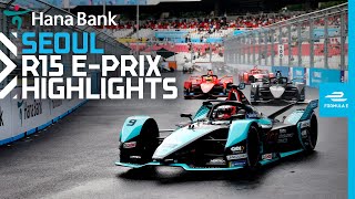 A WET\/DRY RACE! | 2022 Hana Bank Seoul E-Prix Round 15 Highlights