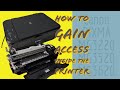 How to Access the Inside of Canon MG3620 Printer to Clean or Repair MG3220 MG3520