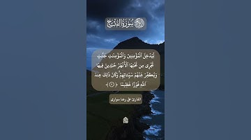 تلاوة خاشعة من سورة الفتح 🍃 بصوت القارئ علي رضا سواري | راحة للقلب والروح