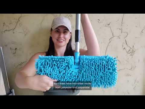 Microfiber Mops for Floor Cleaning, Double-Sided Flip Mop, Dust