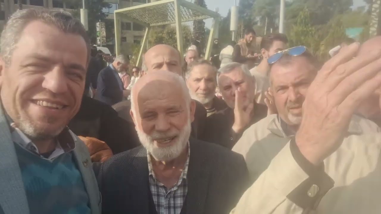 لقاء خاص مع أبو الجود في ساحة سعد الله الجابري عامٌ على النصر | Aboljoud | المنشد محمد منذر سرميني