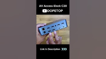 ✅ AV Access iDock C20 - BEST Docking Station For Laptop and PC!😍 #docking #pc #tech #laptop #mac