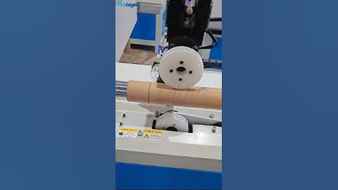 Fully automatic paper core cutting machine 1600mm--Raloyal #cuttingmachine #papercoremakingmachine