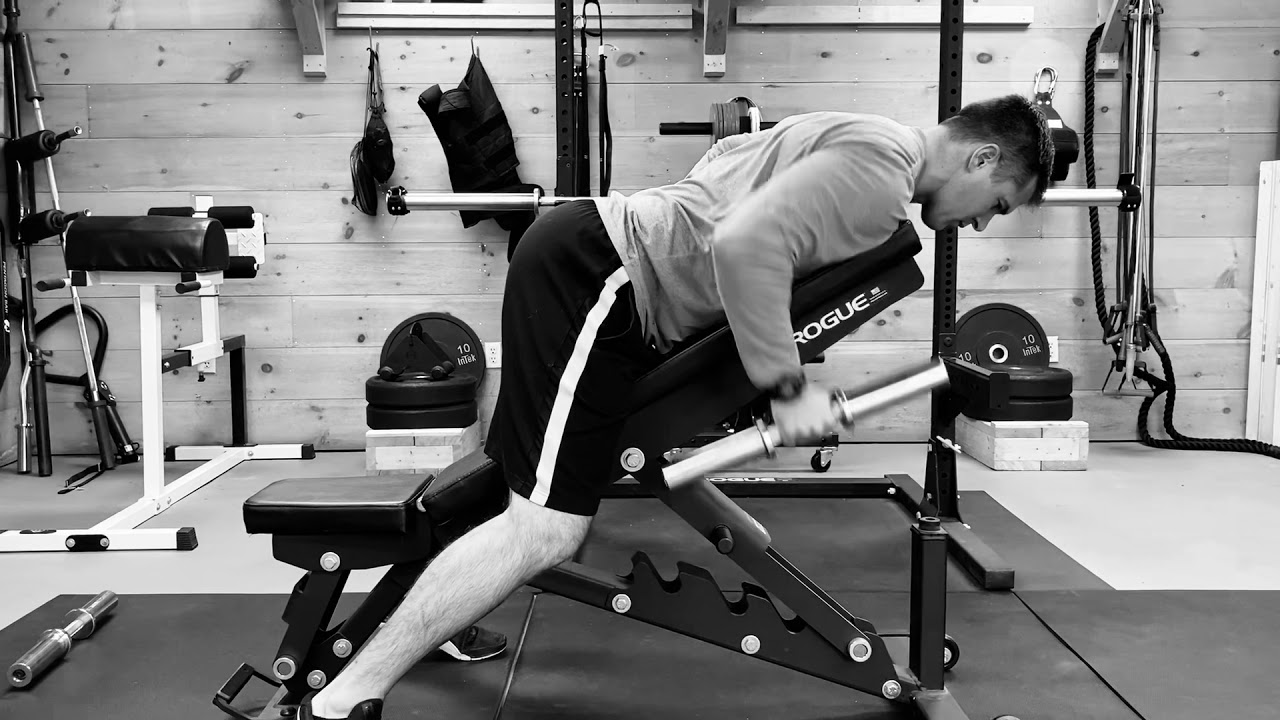 Dumbbell Chest Supported Single Arm Neutral Grip Row YouTube