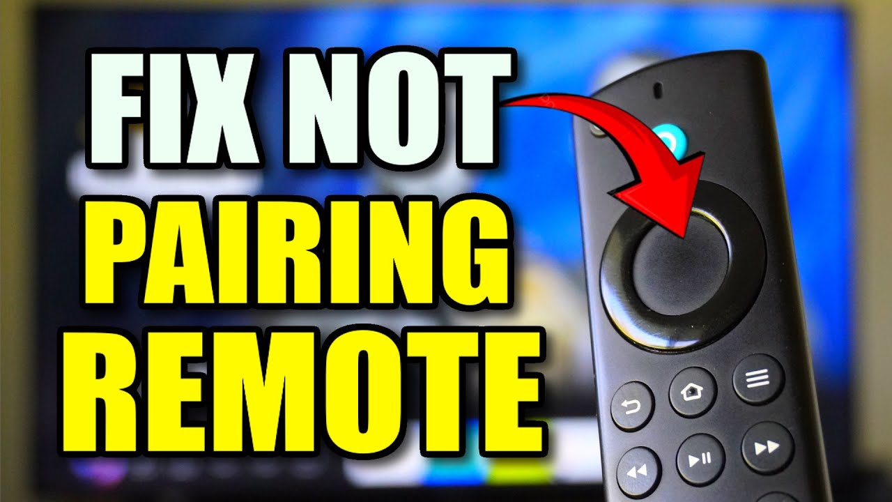 How to Connect Fire TV Stick Remote if Not Pairing (Quick Guide) - YouTube