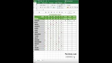 How to Make Employee Attendance Sheet in Excel 🚀 Attendance Sheet in Excel – Super Easy & Quick! ⚡