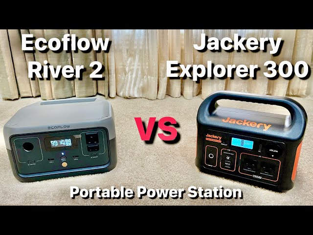 Ecoflow River 2 VS Jackery Explorer 300 Portable Power Station | Comparison  - YouTube