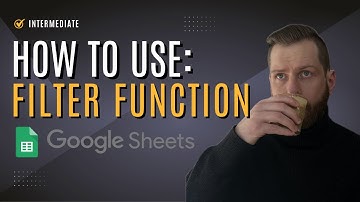 Leer de FILTER-formule in Google Sheets!