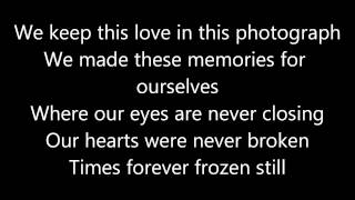 Ed Sheeran ~ Photograph Lyrics