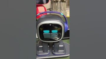 Emo is reading a book called revenge of the Emo  is my robot Emo getting ready for war or what ?