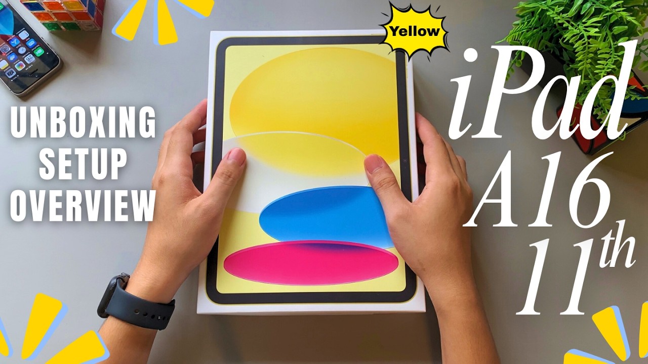iPad 11th Gen (A16) - Unboxing, Set up and Overview