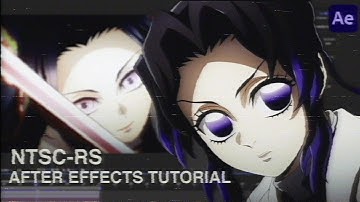 VHS & Analog Emulation (NTSC-RS) - After Effects Tutorial