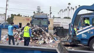 Trash Fire Clean Up At My Job @lafd  #trashfire #gonewrong