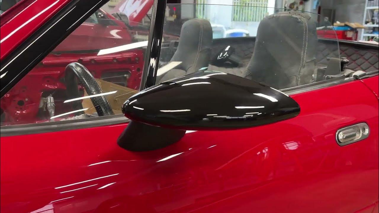 Mazda Miata NA Aero Side Mirrors by CarbonMiata YouTube