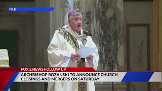 Rozanski to announce church closings