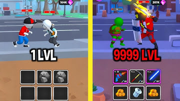 MAX LEVEL in Merge Fighting: Hit Fight Game