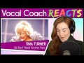 Vocal Coach reacts to Tina Turner - We Don't Need Another Hero (Live)