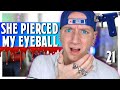 Claire's PIERCING Made My Ear EXPLODE! | Reacting To Piercing Horror Stories 21 | Roly Reacts
