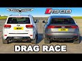 Audi RSQ8 V Jeep Trackhawk DRAG RACE 