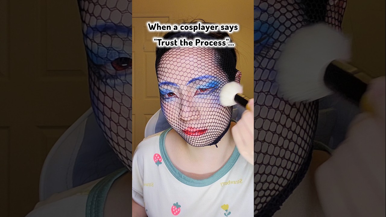 I didn't expect this makeup to look so good 🐉✨️ #cosplay #makeuptutorial
