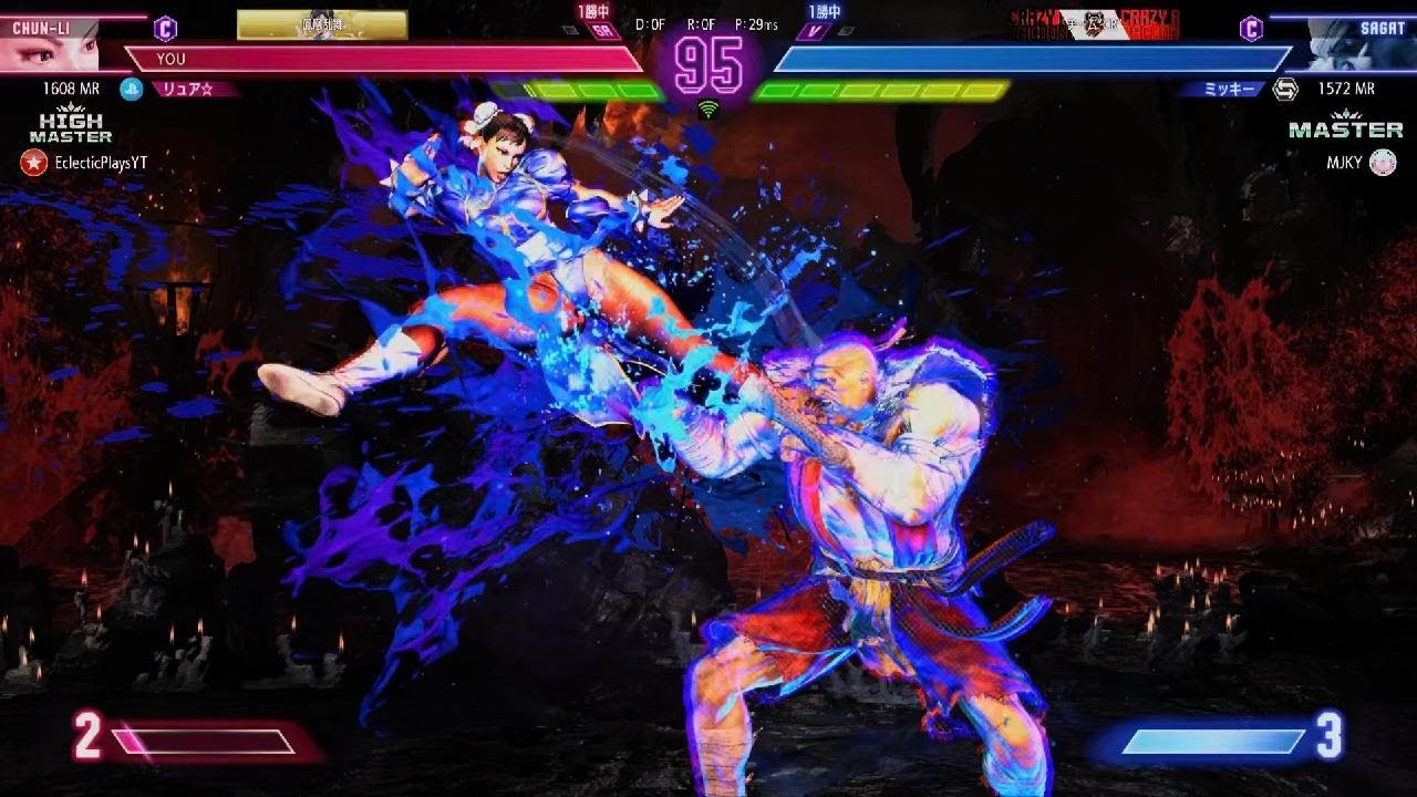 【スト6】春麗 VS サガット