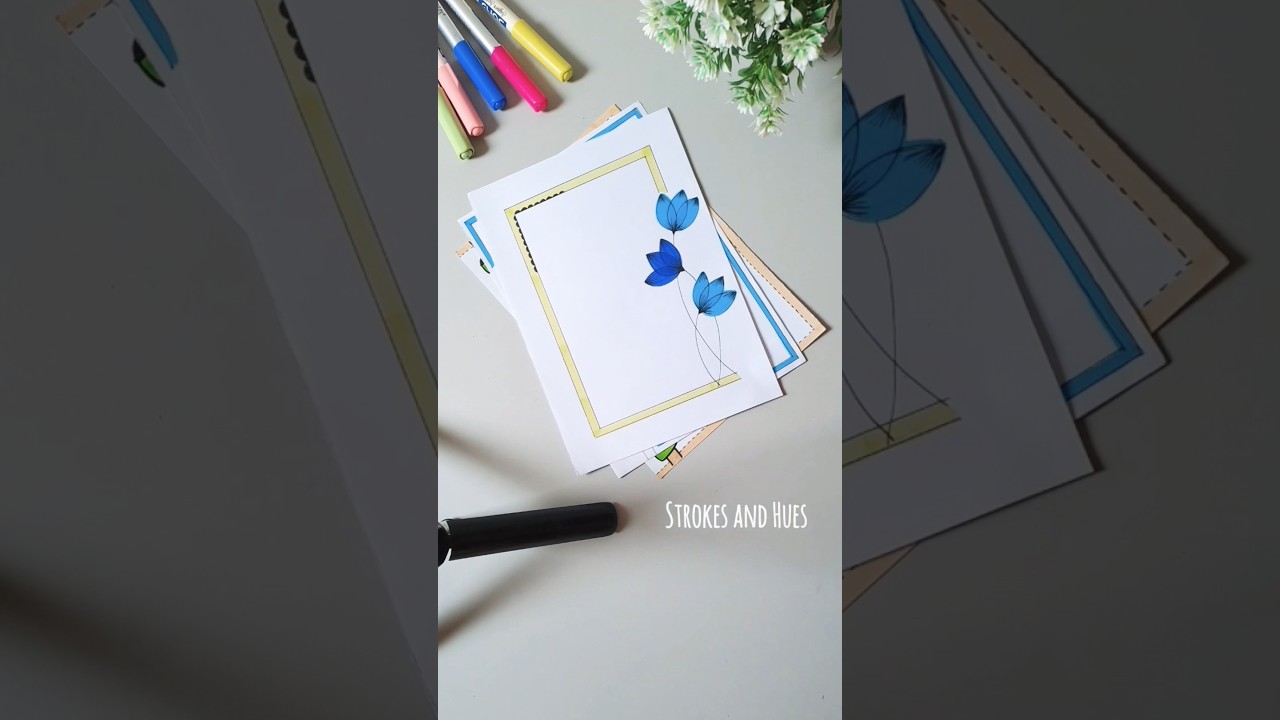 Border designs for projects||