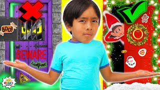 Don't Pick The wrong Door Challenge Christmas vs Halloween Edition!