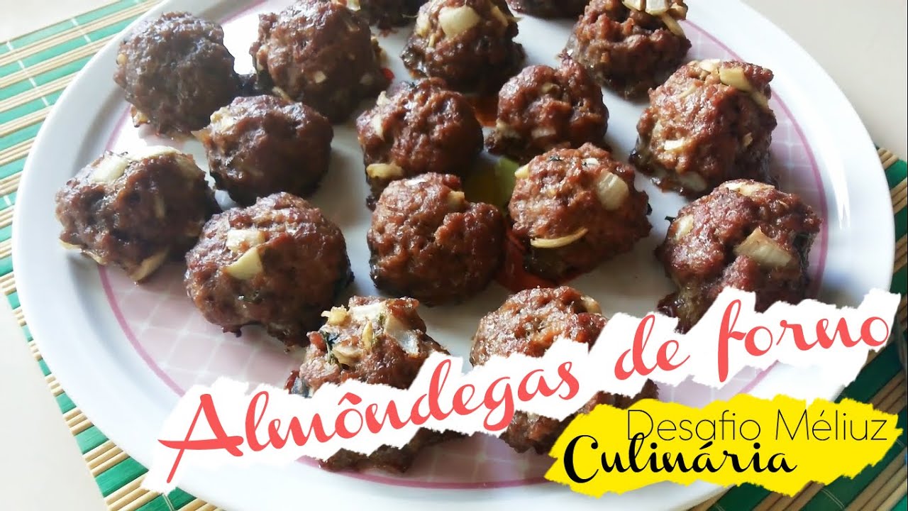 RECEITA RÁPIDA: ALMÔNDEGAS DE FORNO! DESAFIO MÉLIUZ
