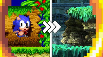 Aquatic Ruin Zone, but it gets an Upgrade by every 50th Ring!