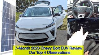 7Month 2023 Chevy Bolt EUV Review and our Top 4 Observations as New Electric Vehicle Owners