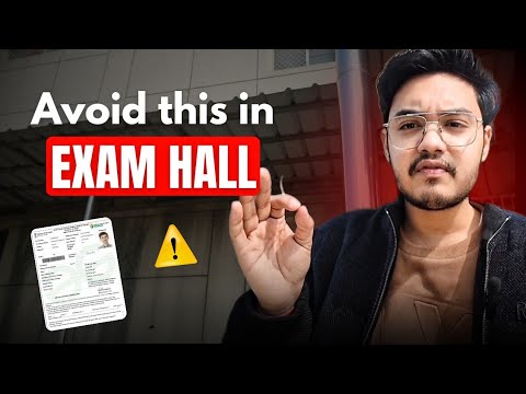 Things to Carry & Avoid in JEE 2026 Exam Hall 🚫 - YouTube
