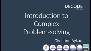 Introduction to Complex Problem-solving