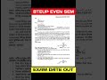 BTEUP EVEN SEM EXAM DATE OUT/#bteup_exam_news #shortsfeed #viralshorts #10milionviews
