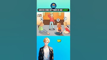 Which one of them is his wife? #riddlechallenge #riddleaddict #logicpuzzles #riddleoftheday #enigma