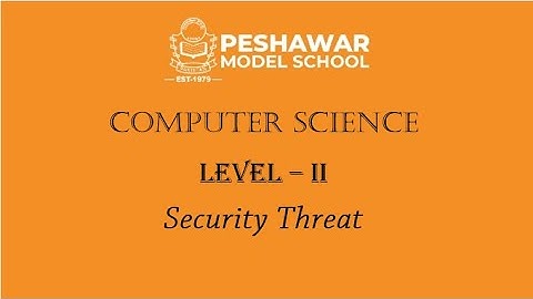 Kids Tech | Computer Course | Class 2 | Security Threats