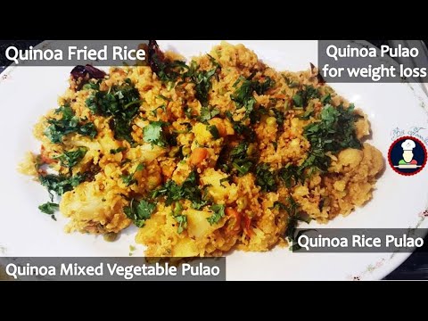 Quinoa Fried Rice | Quinoa Rice Pulao (healthy)(nutritional)| Quinoa Pulao | Quinoa Rice Recipe