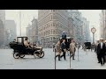What Life in New York City Looked Like in 1911 | Rare Footage Brought to Life in Color