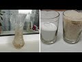 Как очистить вазу из хрусталя с узким горлышком