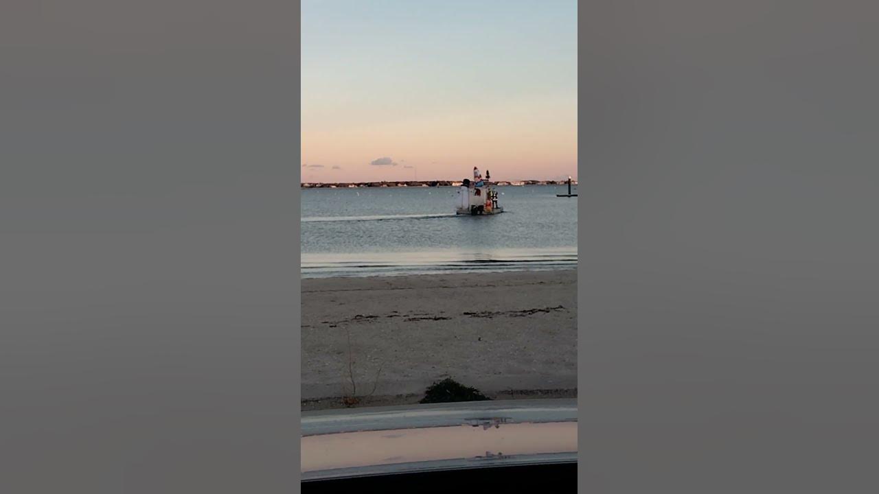 Santa at the 2024 Hyannis Christmas Stroll Boat Parade YouTube