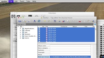 Batch Add Tags to .M4A files from Clipboard Free on Mac