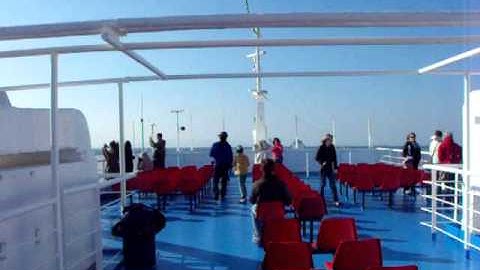 Ferry trip from Piraeus to Aegina