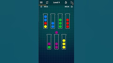 Ball Sort Puzzle - Color Sorting Games - Level 8 , 9 , 10 || Gameplay  #Shorts