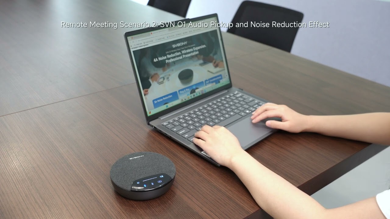 SVN O1 Wireless Full-Duplex Omnidirectional Conference Microphone