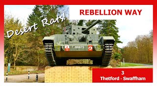 REBELLION WAY #3 | Desert Rats Tank Cycling Norfolk's Long Distance Cycle Way - Thetford to Swaffham