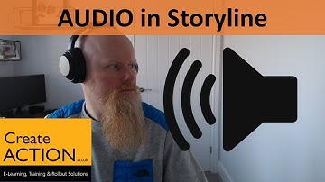 How to Insert and Use AUDIO in Articulate Storyline