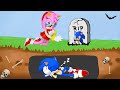 Oh no, Sonic come back Heaven (sad story) | Pacman Stop Motion Game