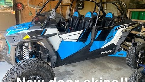 2020 Polaris RZR turbo s Velocity Door insert install #polaris #polarisrzr #utv #custom 